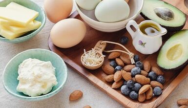 อาหารที่ได้รับอนุญาตในอาหารคีโต