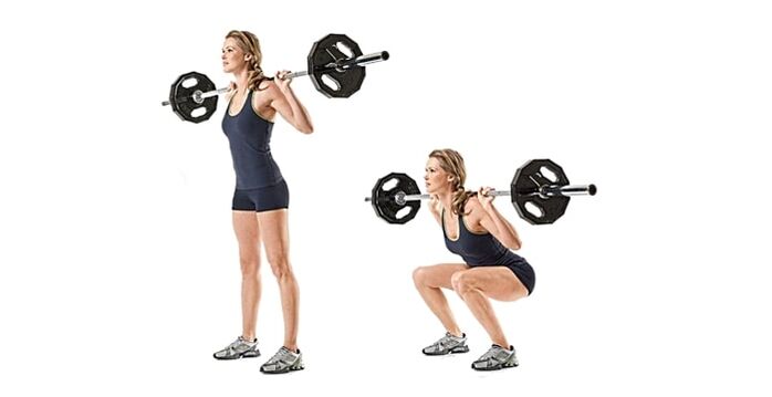 squats กับบาร์